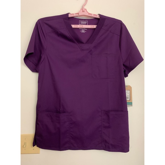 Cherokee Workwear Revolution Tech Men's V-Neck Scrub Top Size Medium WW760AB - Picture 3 of 13